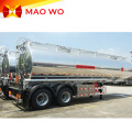 fuel transport stainless steel tanker trailer for sale